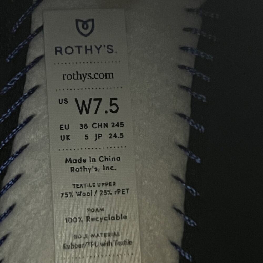 Rothy’s Merino Ankle Boots In Onyx Size 7.5 - Picture 9 of 13